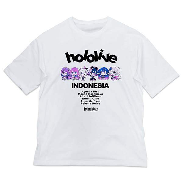 夏祭り ビックシルエットTシャツ ホロライブインドネシア/L